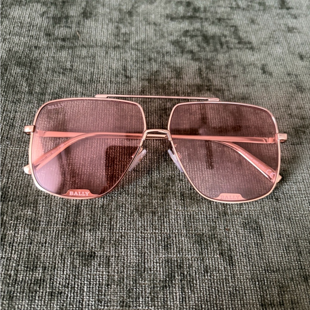 Bally Pink Aviator Sunglasses